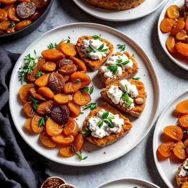 Минисочни с творогом и курагой